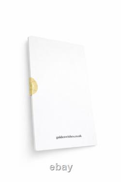 0.4 Grams 18 ct Carat Gold Coin Gold Bar 18K Happy Birthday Card Gift