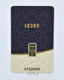 0.5 Gram Gold Bar IGR In Assay
