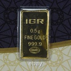 0.5 Gram Gold Bar IGR In Assay