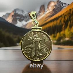 1/10 oz 2024 Gold $5 American Eagle Coin FREE WITH PURCHASE ONLY 14K BEZEL! NEW