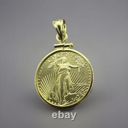 1/10 oz 2024 Gold $5 American Eagle Coin FREE WITH PURCHASE ONLY 14K BEZEL! NEW