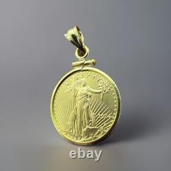 1/10 oz 2024 Gold $5 American Eagle Coin FREE WITH PURCHASE ONLY 14K BEZEL! NEW