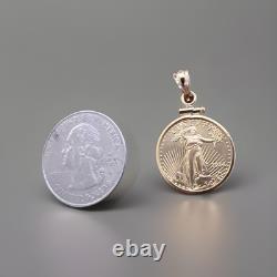 1/10 oz 2024 Gold $5 American Eagle Coin FREE WITH PURCHASE ONLY 14K BEZEL! NEW