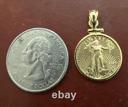 1/10 oz 2024 Gold $5 American Eagle Coin FREE WITH PURCHASE ONLY 14K BEZEL! NEW