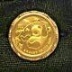 1/10th Oz. 999 Fine Gold Panda Coin 14k Gold Setting Ring -size 5.5 (8.7 Grams)