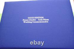 1.2 Grams Prince Charles Lady Diana 1981 Wedding. 585 Gold Coins Coa Rare 4co