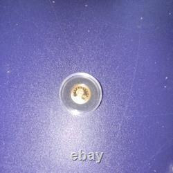 1/2 gram 24k gold. Abe Lincoln memorial coin