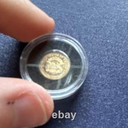 1/2 gram 24k gold. Abe Lincoln memorial coin