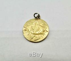 1.4 Gram Yellow Gold Gold Liberty Head $1 Coin Pendant