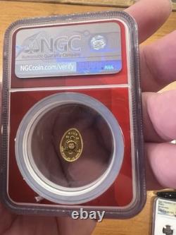 1 GRAM GOLD Reverse Proof Niue Golden Goose Egg NGC PF 70 Only 250 Minted