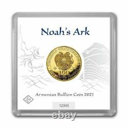 1 Gram 999.9 Fine Gold Bullion Armenia NOAH'S ARK Coin w COA 2021