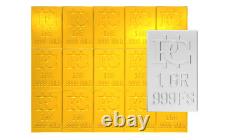 1 Gram Fine Gold Bar Breaks into 15 + FREE SILVER K
