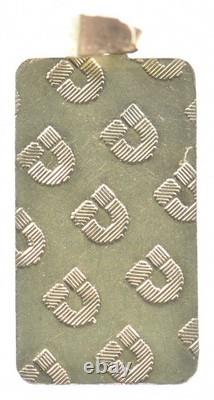 1 Gram Gold Bar Credit Zurich Vintage 2381