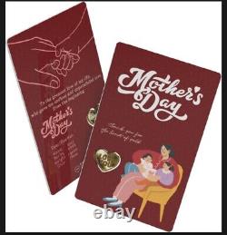 1 Gram Gold Bar Mother's Day Packaging