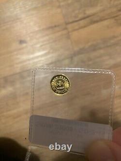 1 Gram Gold Coin Ship Monarch Metals. 999 Pure