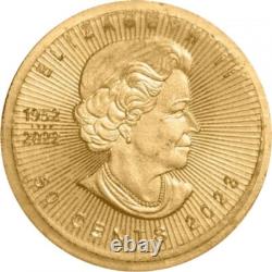 1 Gram Gold Maple Leaf Coin. 9999 Pure Gold Bullion Maplegram