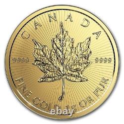 1 Gram Gold Maple Leaf Coin Royal Canadian Mint Maplegram. 9999 Fine Gold