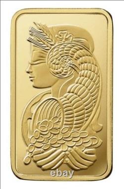 1 Gram Gold PAMP Fortuna Coin 99.99% pure Gold Bullion. 9999