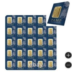 1 Gram Gold PAMP Fortuna Coin 99.99% pure Gold Bullion. 9999
