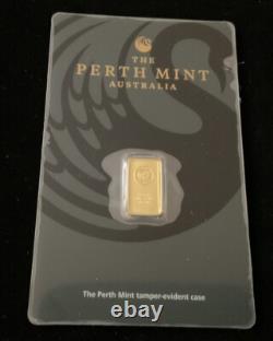 1 Gram Gold Perth Mint Sealed In Assay #C248016 Round Money Coin Shop