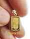 1 Gram Lady Fortuna Pamp Suisse Gold Pendant Set In Real 14k Yellow Gold Frame