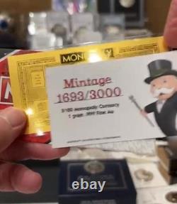 1 Gram Samoa. 999 Fine Gold Monopoly Note Licensed Monopoly Bullion -gift Gold