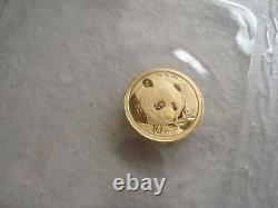 1-bu 2018 1 Gram. 999 Gold, 10 Yuan, Chinese Panda, Sealed In Packet (g-18)