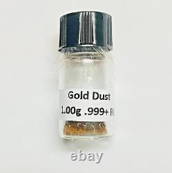 1 g GOLD. 999+ Fine Powder 24kt gold dust Micron size gold particles one gram