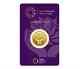 1 Gram. 999 Pure Gold Coin Withassay. Great Investment Good Luck Lotus Gift Diwali