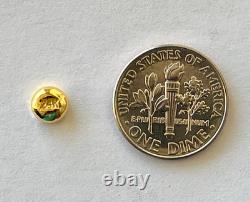 1 gram GOLD bar. 9999 hand poured bar + 1g. 999 silver bar