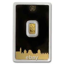 1 gram Gold Bar Holy Land Mint Dove of Peace (Argor-Heraeus) SKU#167448