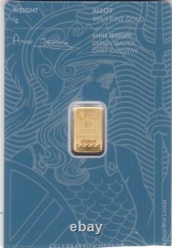 1 gram Gold Bar The Royal Mint Britannia Free Shipping