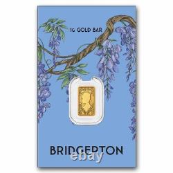 1 gram Gold Bridgerton Minted Bar (in card)