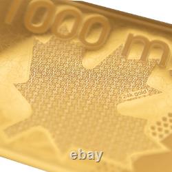 1 gram Gold Canadian Maple Leaf Aurum Note One Thousand Milligrams Canadian