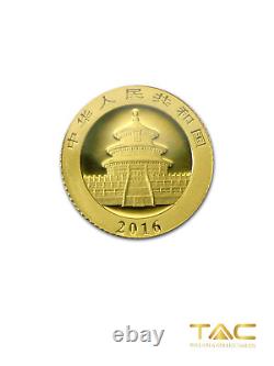 1 gram Gold Coin 2016 Gold Panda China Mint