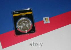 1 oz Silver American Eagle 2021 First Strike Coin +1 Gram Pamp C853070 Gold Bar