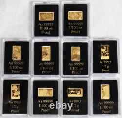 (10) 2022 Gold Solomon Islands $10 Bullion Coins In Capsules