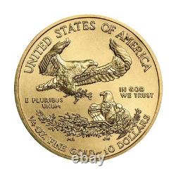 $10 American Gold Eagle 1/4 oz Brilliant Uncirculated Random Year