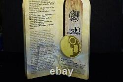 10 Commandments. 9999 Gold Biblical Coin Set Holy Land Set 12.44 grams Tw otx200