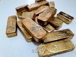 185 Grams Scrap Gold Bar For Gold Recovery Melted Different Computer Coin Pins 