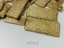 1000 Grams Scrap Gold Bar For Gold Recovery Melted Different Computer Coins Pins