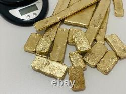 1000 Grams Scrap Gold Bar For Gold Recovery Melted Different Computer Coins Pins