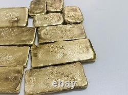 1000 Grams Scrap Gold Bar For Gold Recovery Melted Different Computer Coins Pins