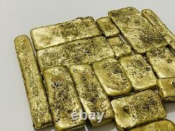 1000 Grams Scrap Gold Bar For Gold Recovery Melted Different Computer Coins Pins