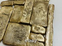 1000 Grams Scrap Gold Bar For Gold Recovery Melted Different Computer Coins Pins