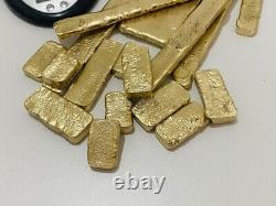 1000 Grams Scrap Gold Bar For Gold Recovery Melted Different Computer Coins Pins