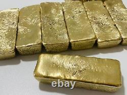 1000 Grams Scrap Gold Bar For Gold Recovery Melted Different Computer Coins Pins