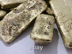 1000 Grams Scrap Gold Bar For Gold Recovery Melted Different Computer Coins Pins