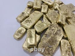 1000 Grams Scrap Gold Bar For Gold Recovery Melted Different Computer Coins Pins