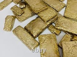 1000 Grams Scrap Gold Bar For Gold Recovery Melted Different Computer Coins Pins